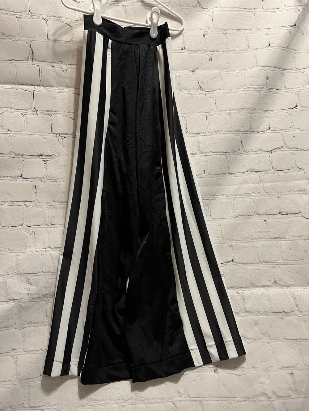 Kelle Space Between Striped Black & White Long-Sleeve Dance Costume CM